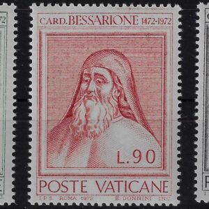 1972 500° morte del Cardinale Bessarione
