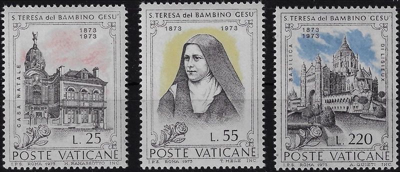 1973 100° nascita di Santa Teresa del Bambino Gesù