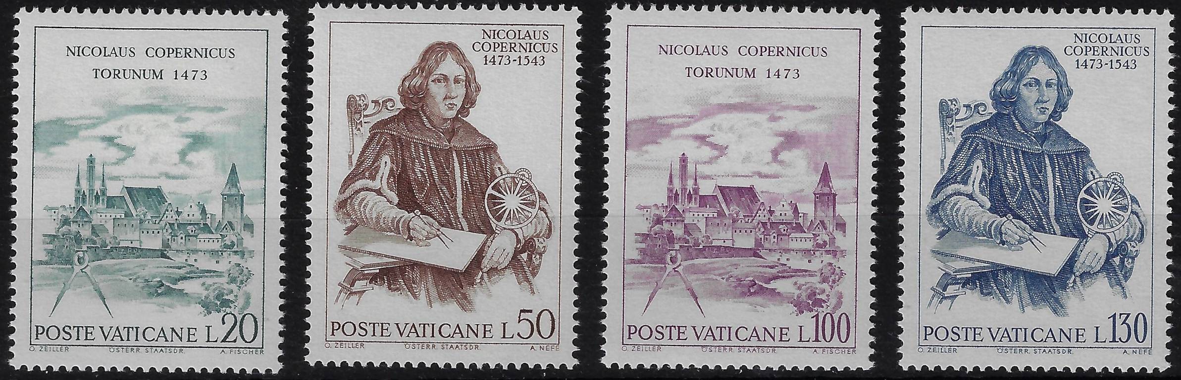 1973 500° nascita di Nicolò Copernico