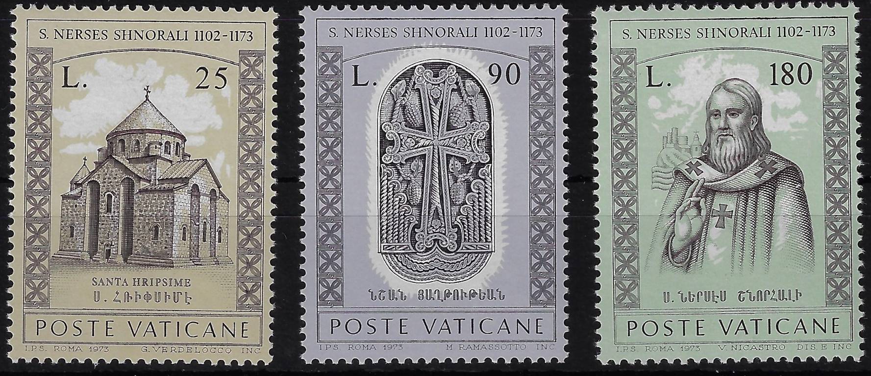 1973 800° morte di San Narsete Shnorali