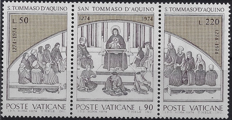 1974 700° morte di San Tommaso d' Aquino