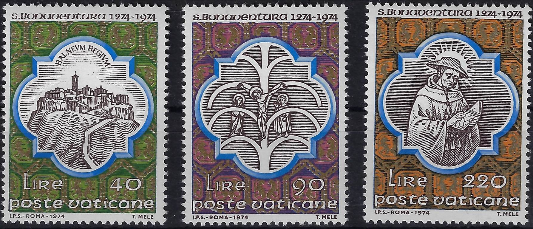 1974 700° morte di San Bonaventura
