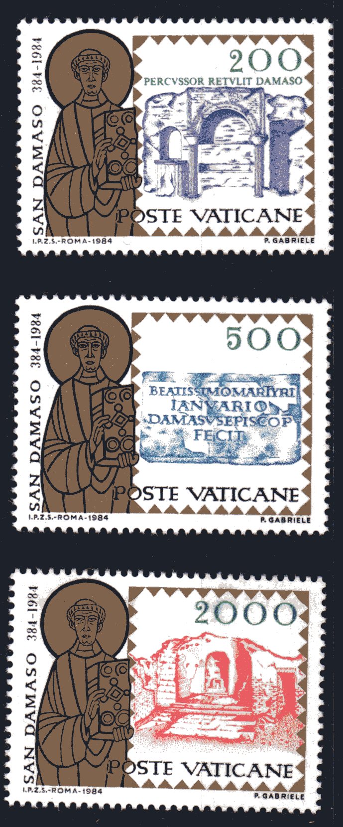 1984 1600° morte di San Damaso