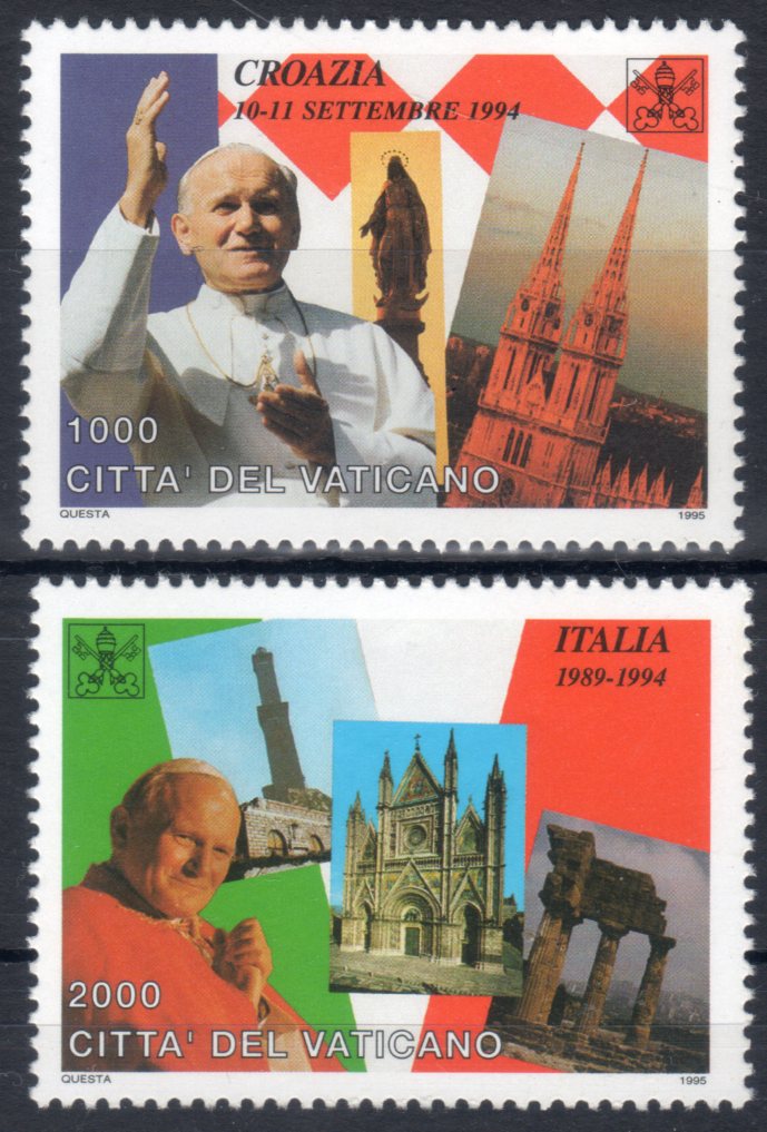 1995 I viaggi di Giovanni Paolo II nel 1994