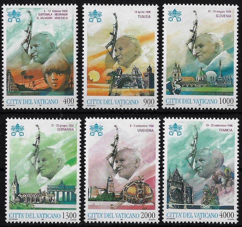 1997 I viaggi di Giovanni Paolo II nel 1996