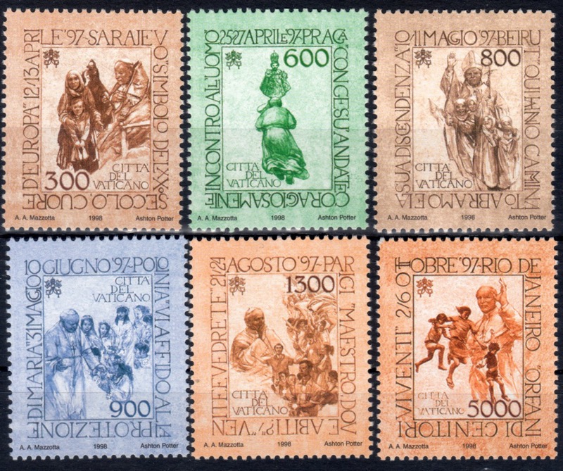 1998 I viaggi di Giovanni Paolo II nel 1997