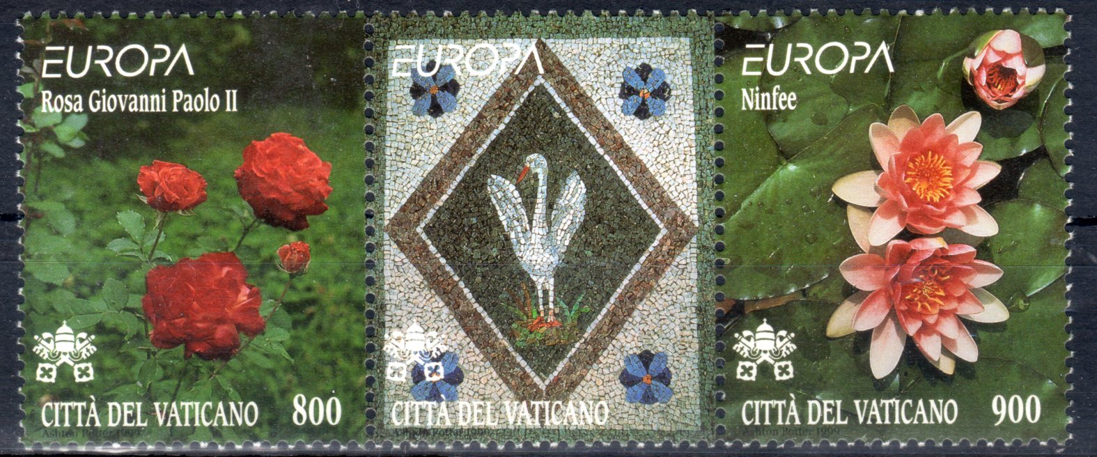 1999 Europa - striscia con appendice