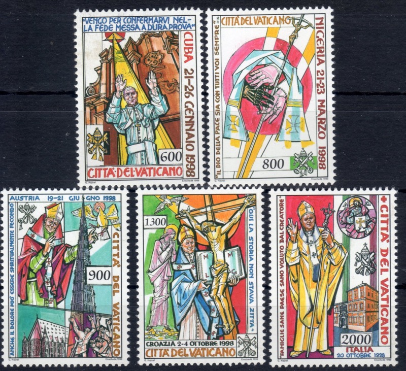 1999 I viaggi di Giovanni Paolo II nel 1998