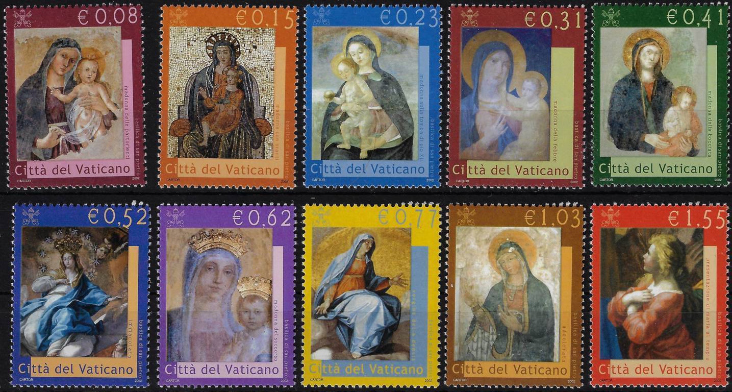2002 La Madonna nella Basilica Vaticana
