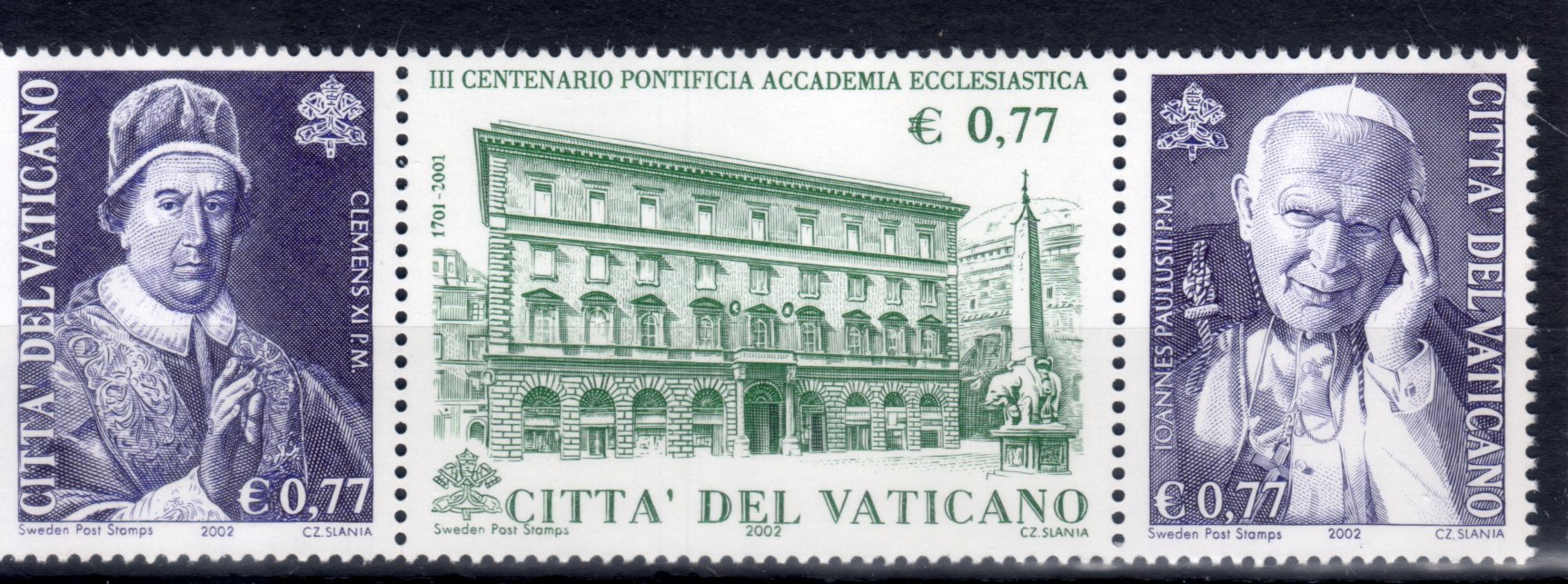 2002 300° Accademia Ecclesiastica - trittico