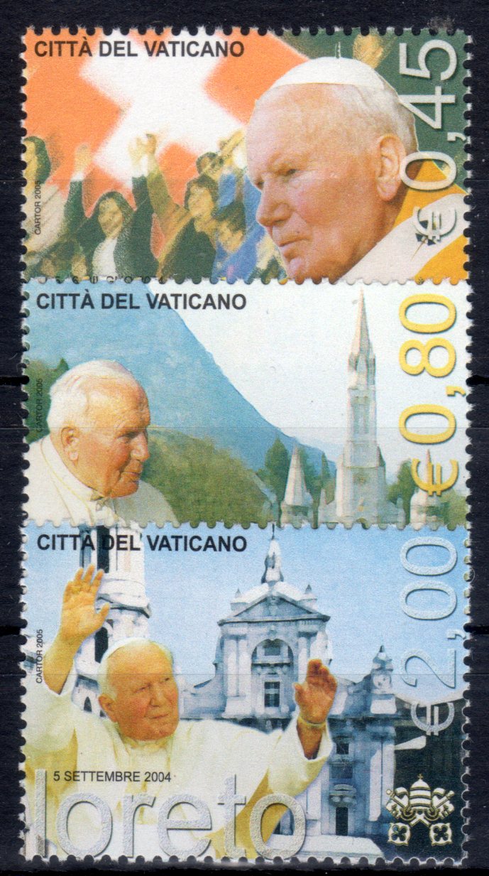 2005 I viaggi di Giovanni Paolo II nel 2004