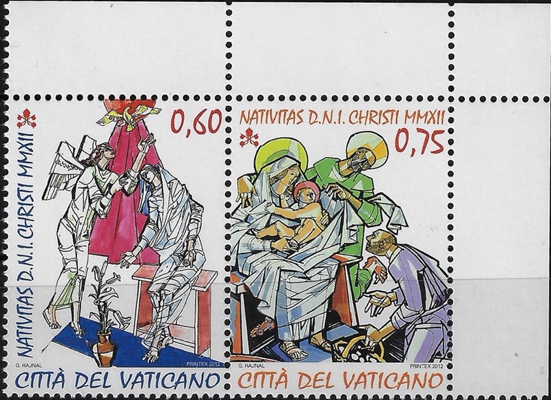 2012 Natale - adesivo da libretto