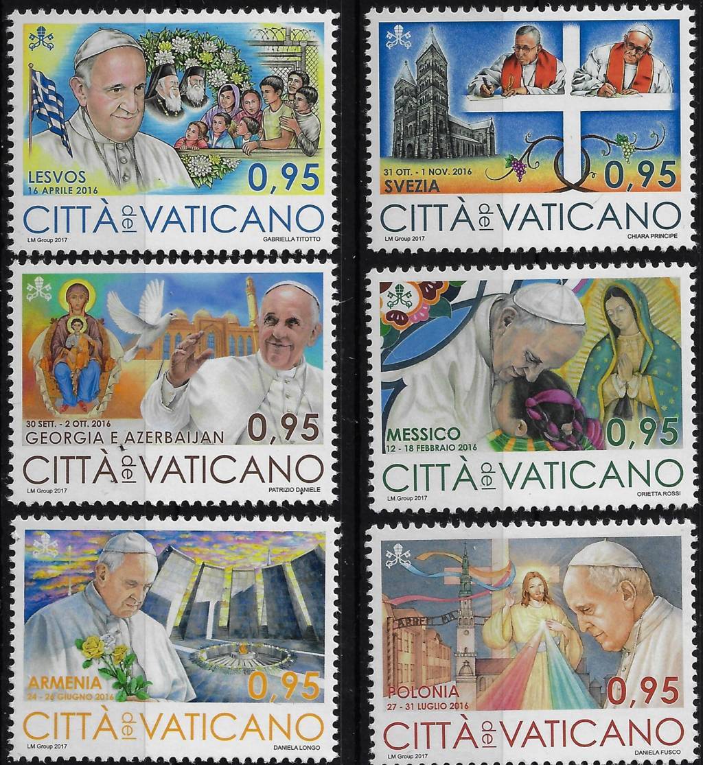 2017 viaggi del papa nel 2016