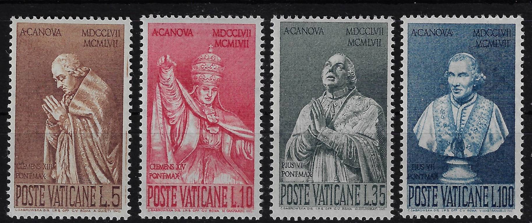 1958 200° nascita di Antonio Canova