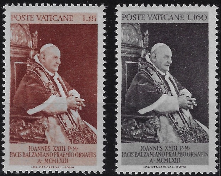 1963 Premio Balzan a Giovanni XXIII