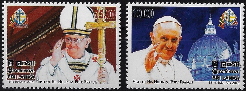 2015 Sri lanka viaggio del papa