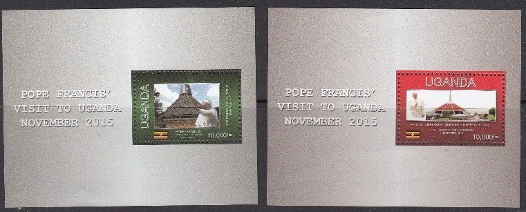 2015 Uganda Foglietto viaggio del papa