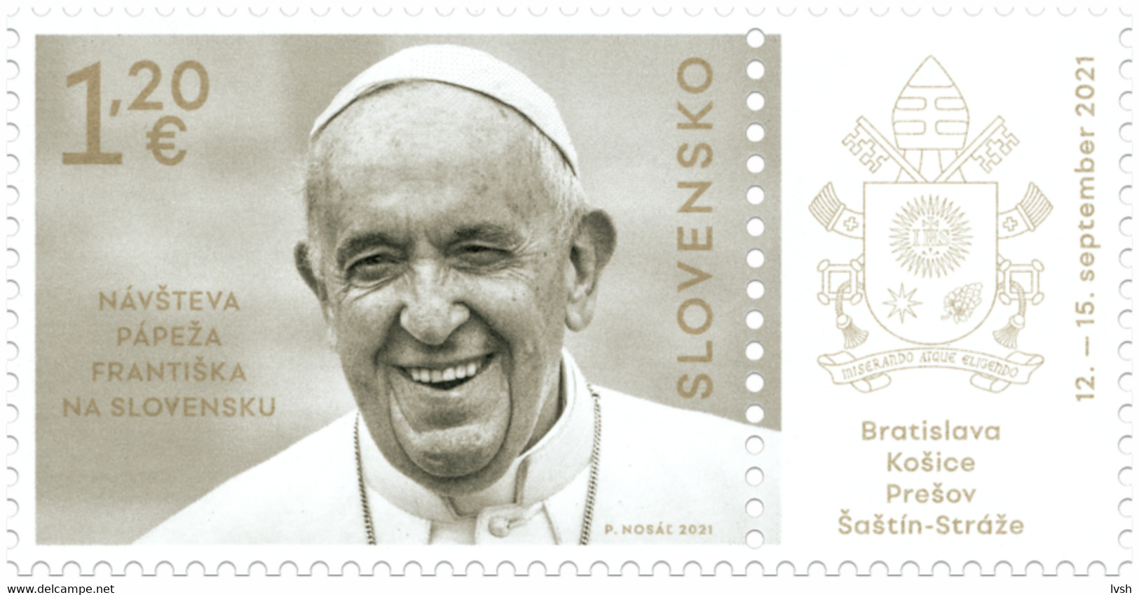 2021 Slovacchia viaggi del papa
