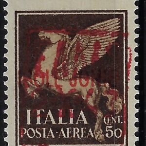 1943 Soprastampati ZANTE in rosso