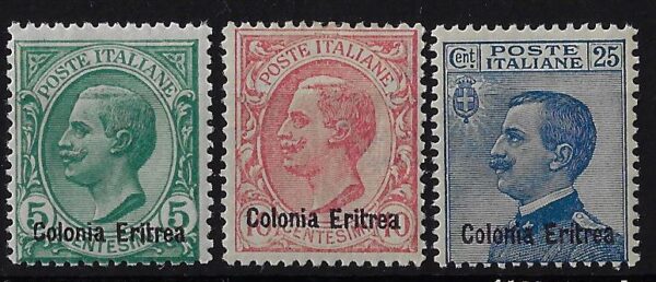 1908 Sovrastampati d'Italia 06-08