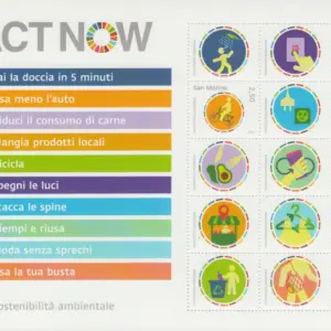 2020 San Marino Act Now Foglietto Congiunta