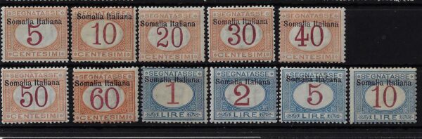 1909 Sovrastampati in alto