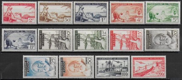 1951 Emissione per il Fezzan