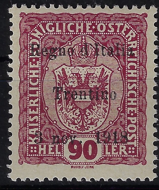 1918 90h lilla rosso d'Austria