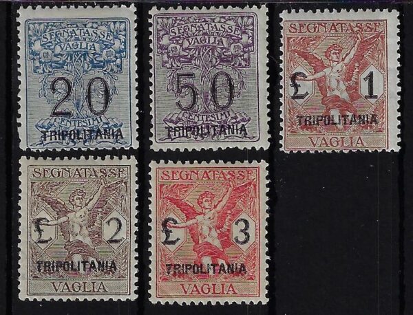 1924 segnatasse vaglia Sovrastampati