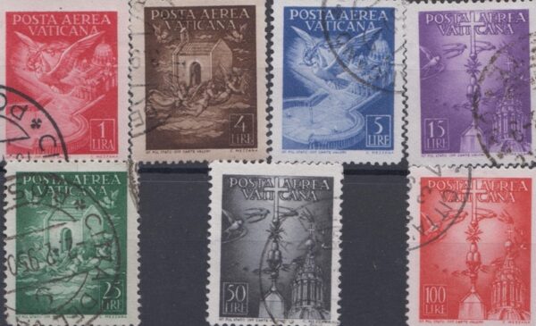 1947 Posta Aerea PIO XII Soggetti vari