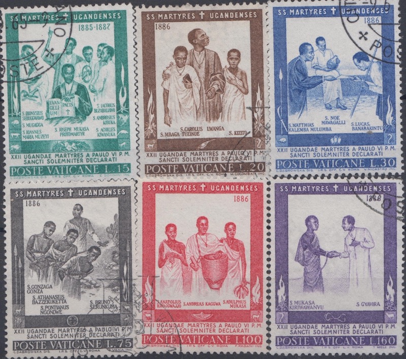 1965 Santificazione dei Martiri dell' Uganda