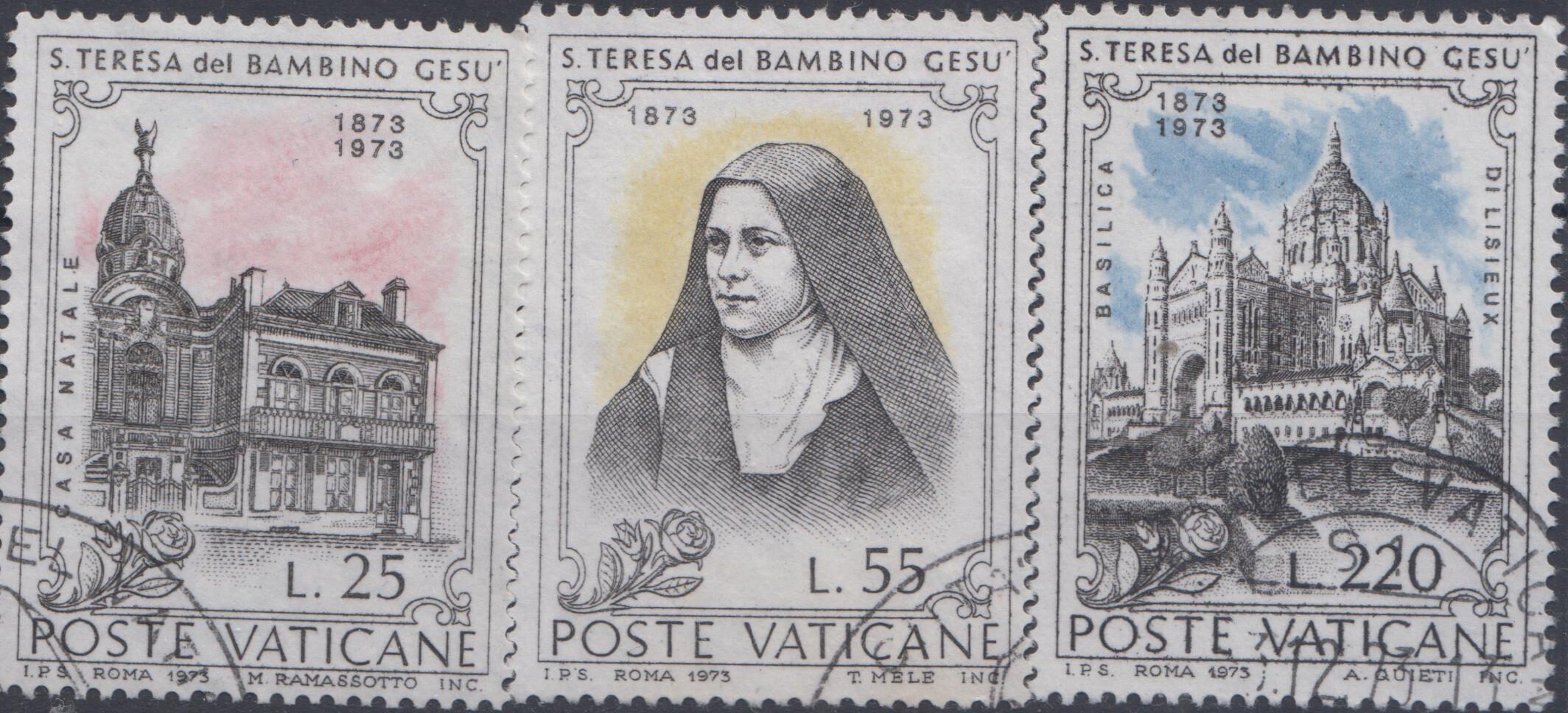 1973 100° nascita di Santa Teresa del Bambino Gesù