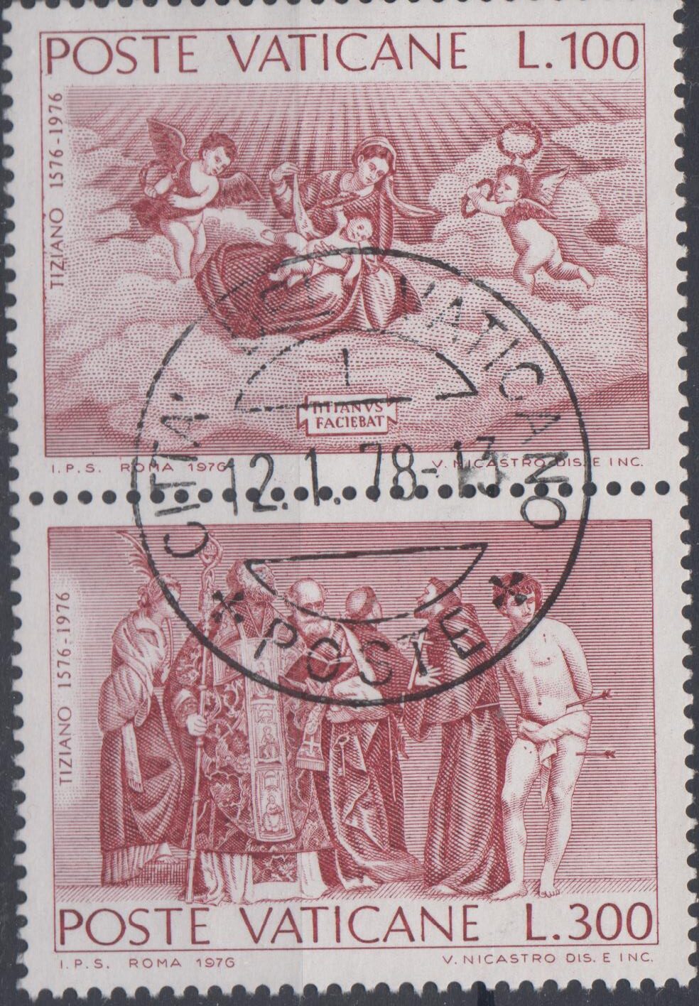1976 400° morte di Tiziano Vecellio