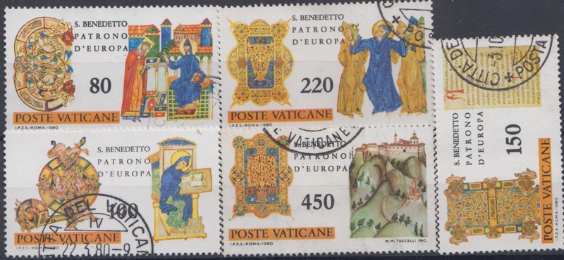 1980 1500° nascita di San Benedetto da Norcia