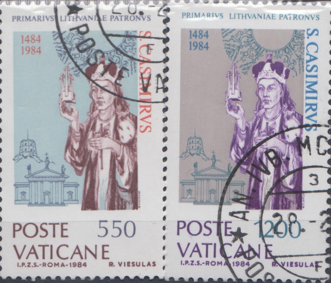 1984 500° morte di San Casimiro di Lituania