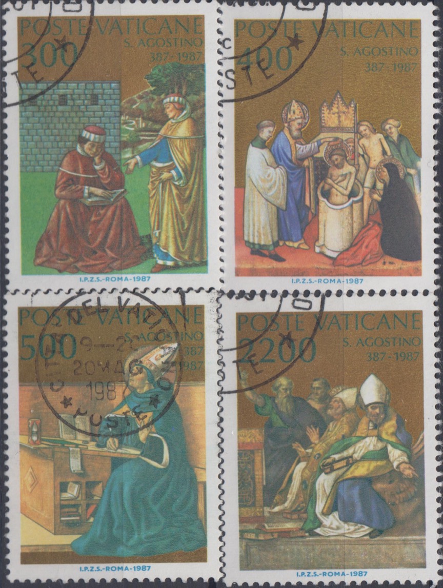 1987 1600° conversione e battesimo di Sant' Agostino