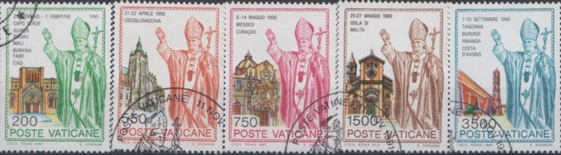 1991 I viaggi di Giovanni Paolo II nel 1990