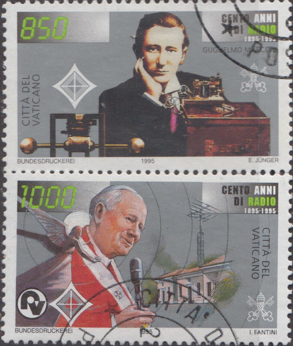 1995 Centenario della radio - Guglielmo Marconi