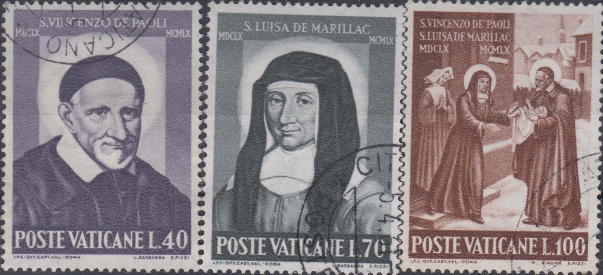 1960 300° morte di S. Vincenzo de' Paoli e S. Luisa de Marillac