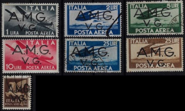 1946 Democratica Posta Aerea soprastampati - immagine 2