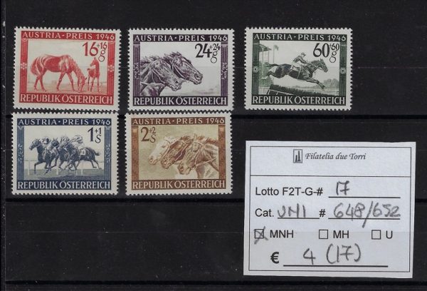 1946 Gran premio ippico di Unif 648/652