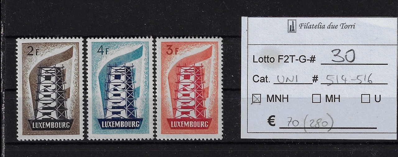 1956 Europa Unif 514/516