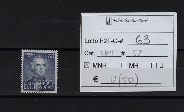 1953 Justus von Liebig Unif 52