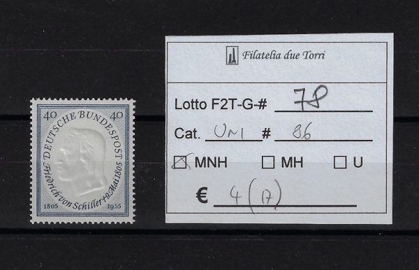 1955 Friedrich von Schiller Unif 86