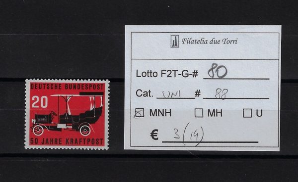 1955 Servizio auto postale Unif 87
