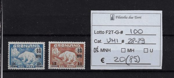 1956 Soprastampati Unif. 28/29