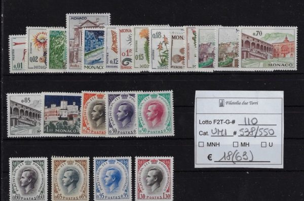 1960 - 1965 Soggetti diversi Unif 538/550G