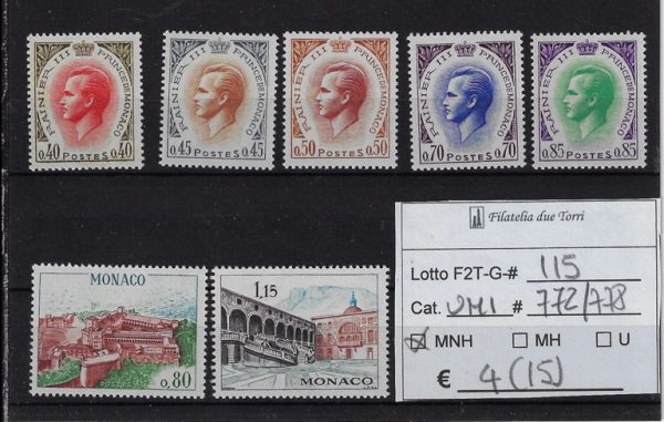 1969 Soggetti diversi Unif 772/778