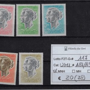 1966 Effigi dei Principi Unif A87/A90