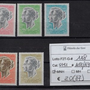 1966 Effigi dei Principi Unif A87/A90